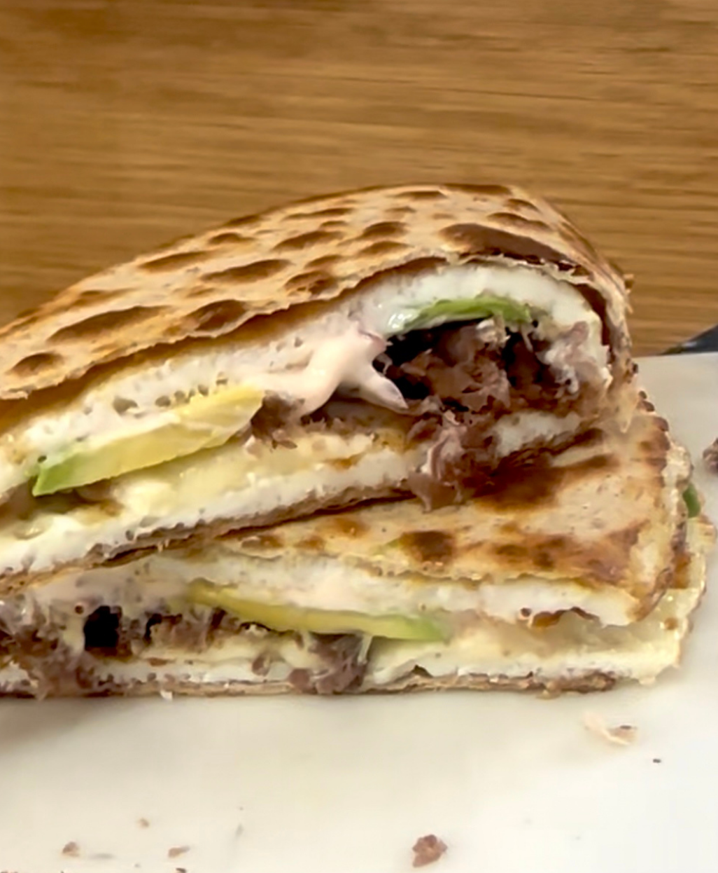 Biltong breakfast wrap image from Biltong Fix