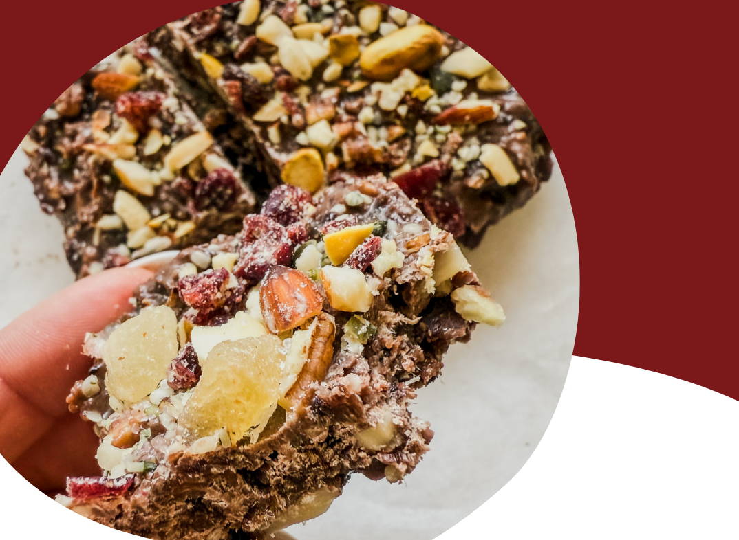 Sweet and salty chocolate bark
