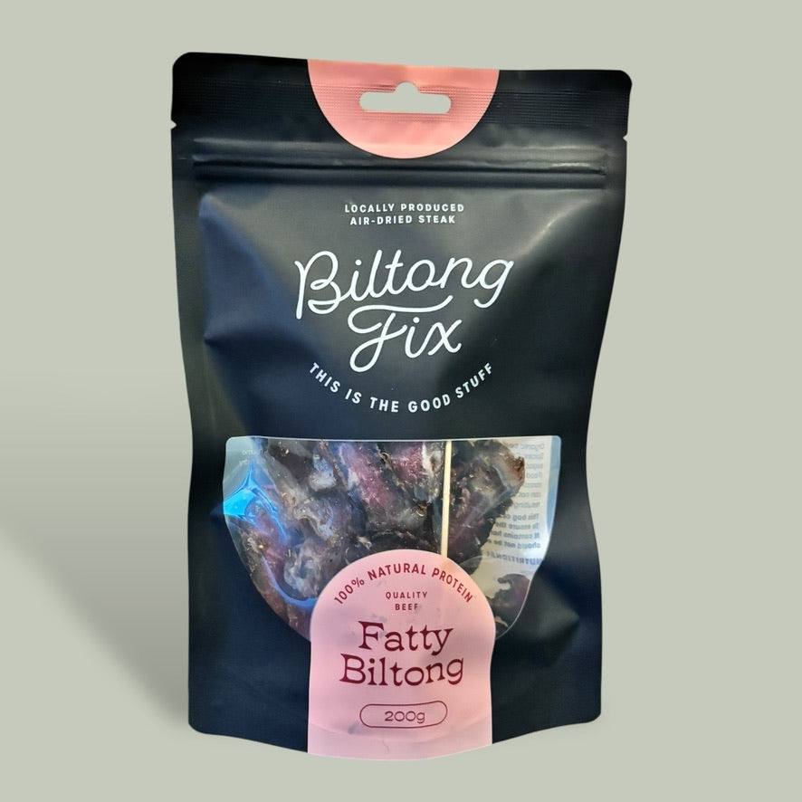 Bag of biltong fix sliced fatty biltong