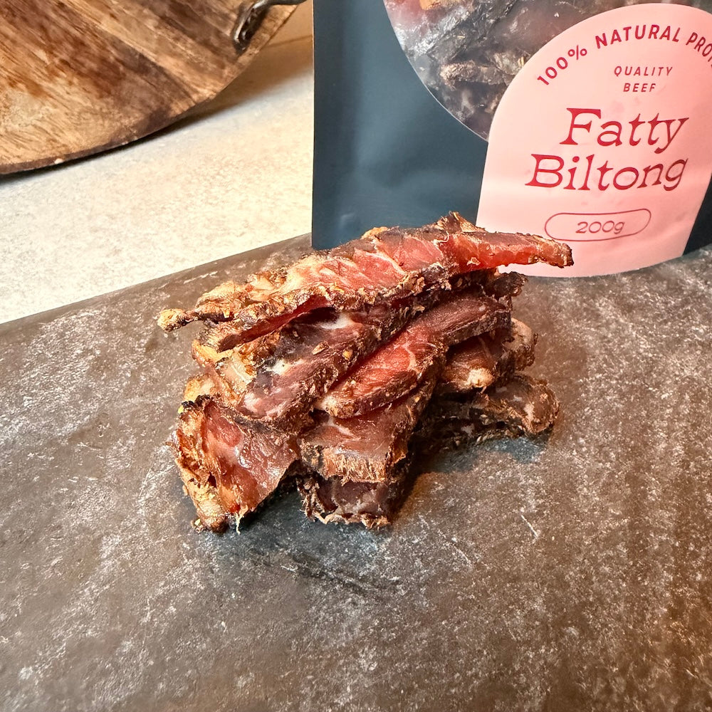 Sliced fatty biltong - NoMSG