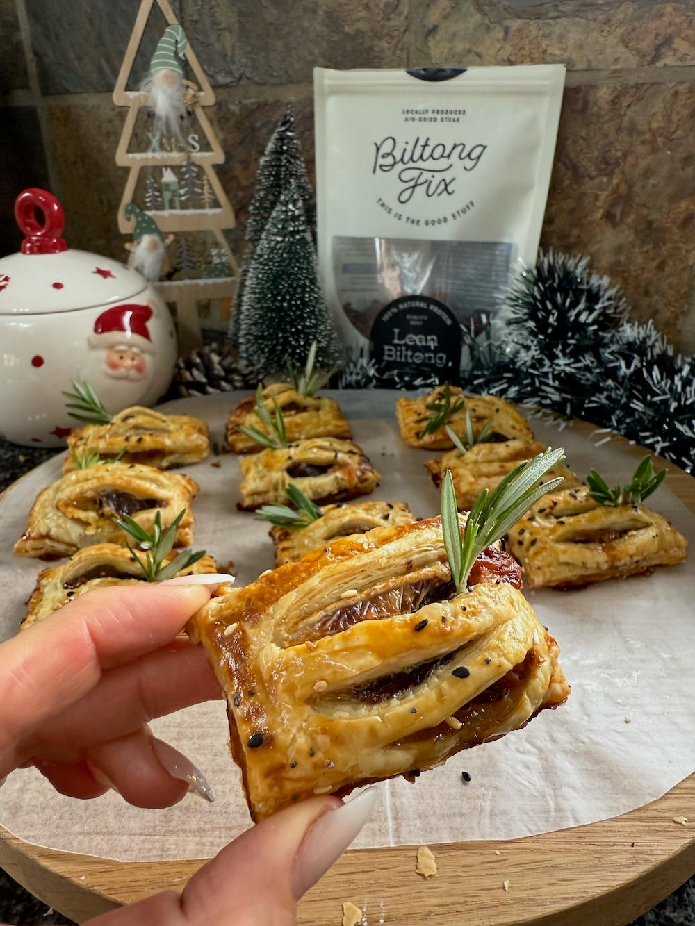 BILTONG & BRIE PASTRY BITES